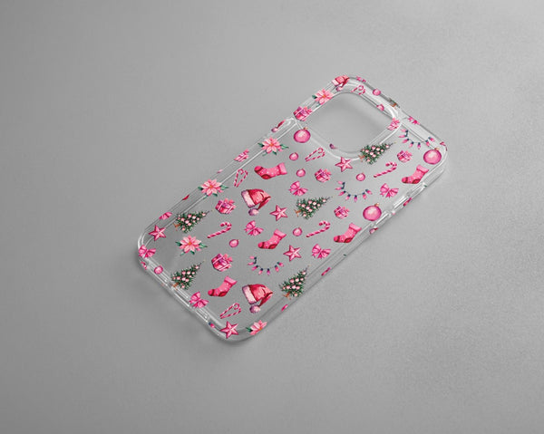 Pink Holiday Charm Phone Case