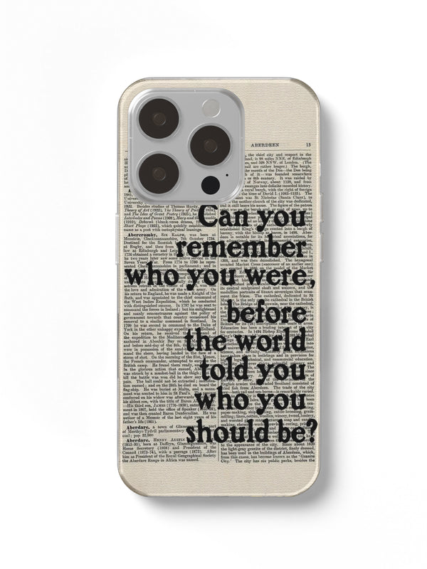 Be Who You Are Phone Case