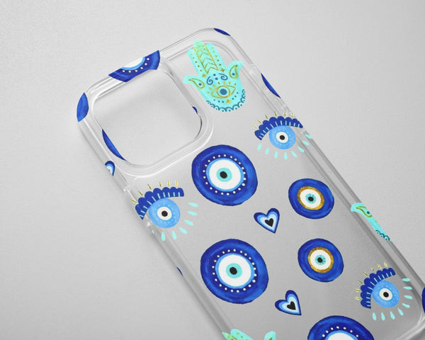 Blue Evil Eye Phone Case