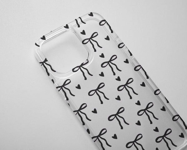 Bows Black Phone Case