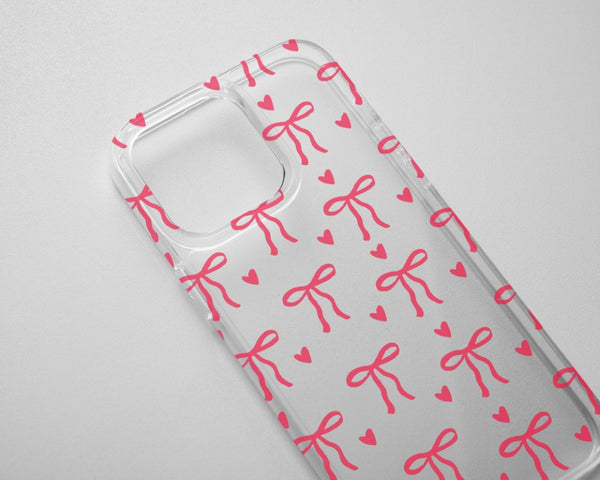 Bows Hot Pink Phone Case