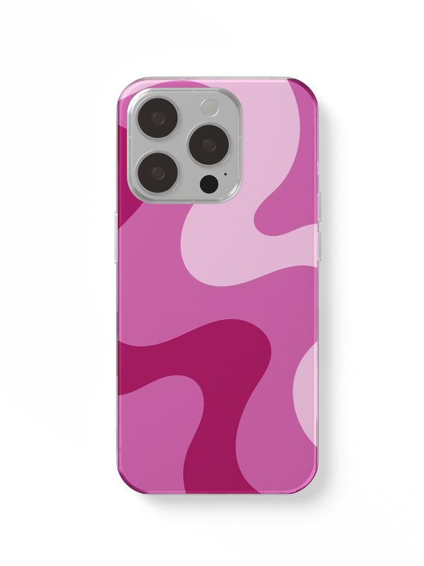 Color Swirl Pink Phone Case
