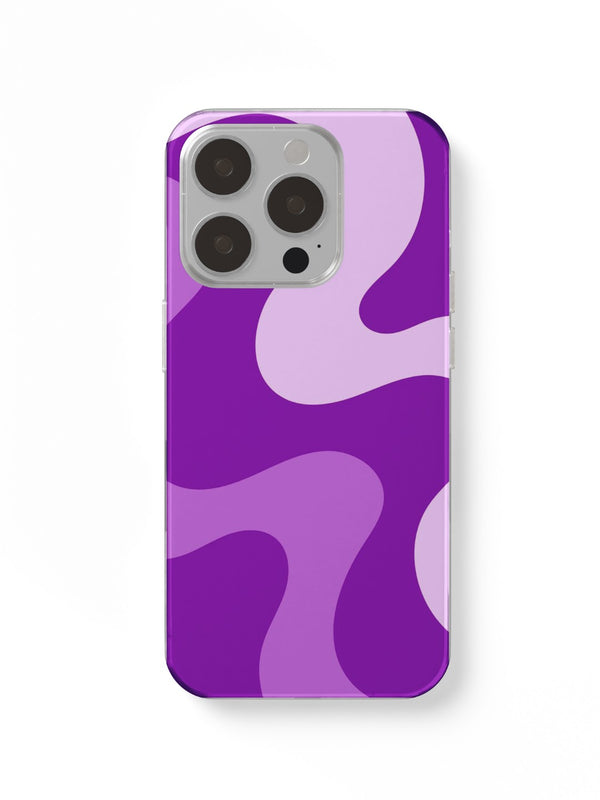 Color Swirl Purple Phone Case