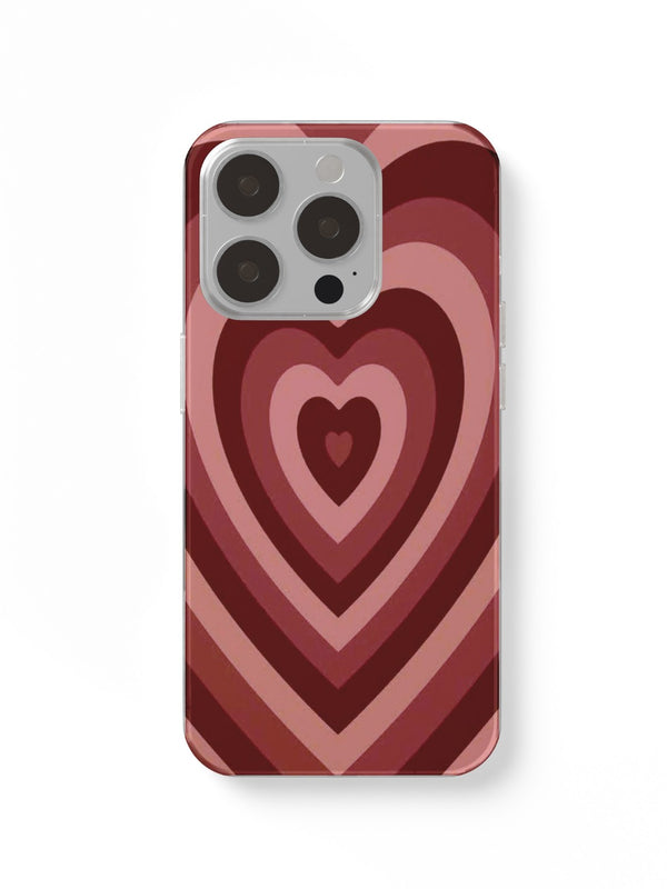 Heart Waves Chocolate Phone Case