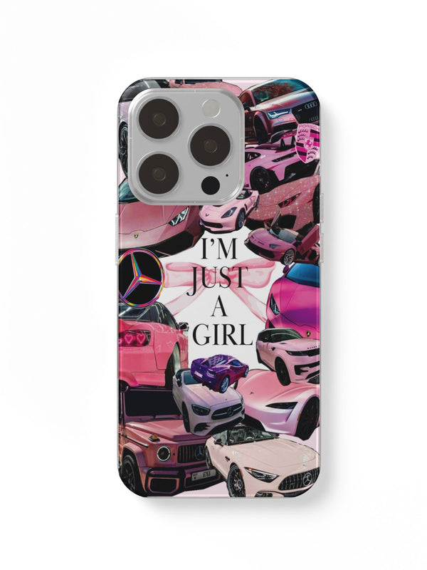 I'm Just a Girl Cars Edition Phone Case