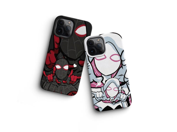Mr and Mrs Spider Couples Phone Cases