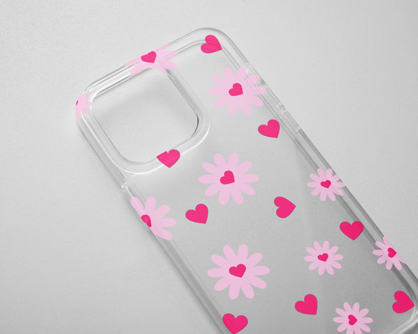Pink Hearts  Phone Case