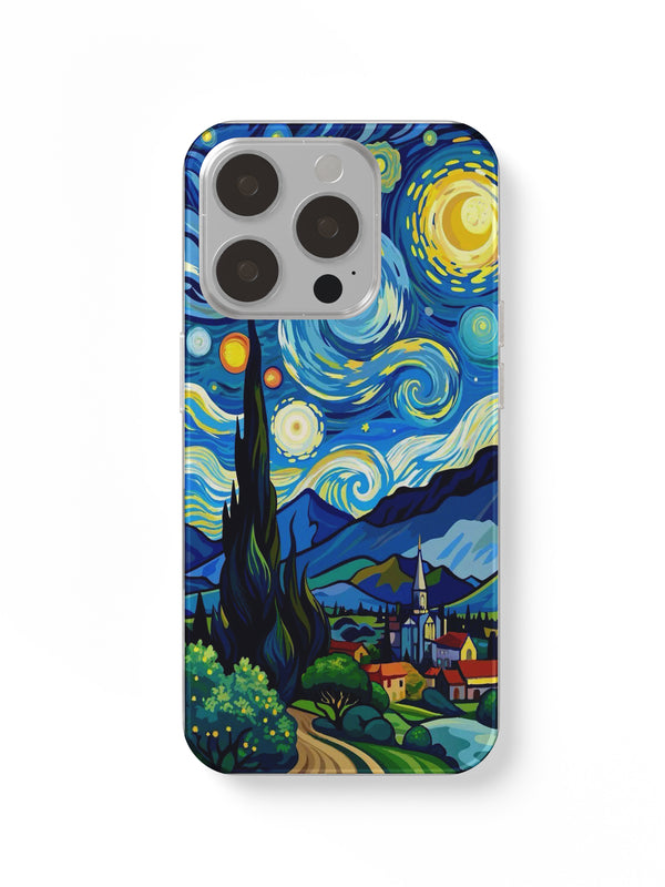 Starry Gogh Blue Phone Case